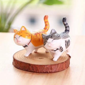 Kawaii Bell Cat Figurine