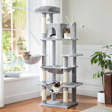 Large Cat Tree with Big Hammock