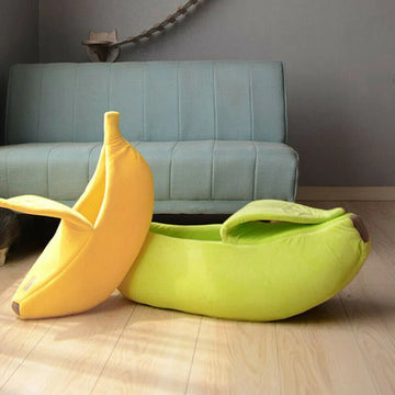 Cute Banana Cat Bed House