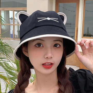 Kawaii Cat Ears Bucket Hat