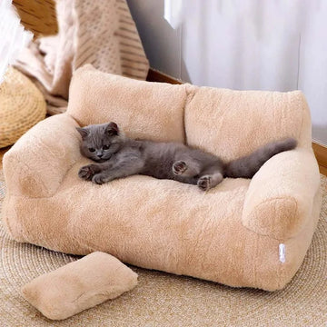 Luxury Plush Cat Bed