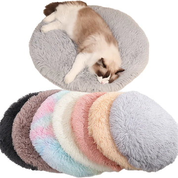 Cozy Plush Cat Bed Mat